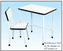ชุด โต๊ะอนุบาลเดี่ยว (โต๊ะพร้อมเก้าอี้) ราคา 700 บาท 