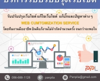 บริการรับปรับปรุงเว็บไซต์ แก้ปัญหาเว็บ WEB CUSTOMIZATION SERVICE (โดย ThaiW
