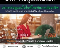 บริการรับดูแลเว็บไซต์โดยทีมมืออาชีพ WEBSITE MAINTENANCE SERVICE (โดย ThaiWe