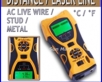 เครื่องมือวัดระยะ 5 in1 Distance Meter Stud Metal Wire Detector Laser Tool