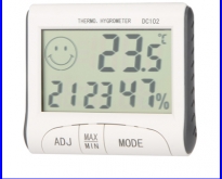 เครื่องวัดความชื้น เครื่องวัดอุณหภูมิ DC102 LCD Screen Digital Hygro Therm