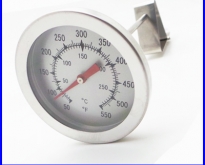 หัววัดอุณหภูมิสแตนเลส แบบเข็ม แสดงผลทั้ง °C และ °F Cooking Oven Thermometer