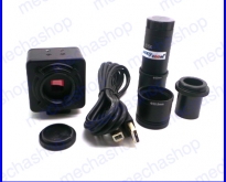 กล้องดิจิตอลสำหรับกล้องจุลทรรศน์ กล้องไมโครสโคป Luckyzoom HD 5MP USB Cmos C