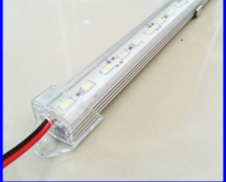 หลอดผอม ฝาครอบใส่ LED tube LED Bar light 18w 1800lm DC12v SMD5630 72leds 10