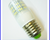 หลอดไฟ LED E27- 3148C 3W 220V สีขาว 40 000 ชั่วโมง Plastic with cover ยี่ห้