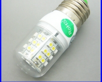 หลอดไฟ LED E27- SMD3528 3W 220V 248-386Lm (แสงสีขาวอมเหลือง อายุการใช้งาน 4