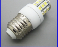 หลอดไฟ LED E27-5050 27SMD 3W 270LM 220V สีขาว 6000K อายุการใช้งาน40,000ชั่ว