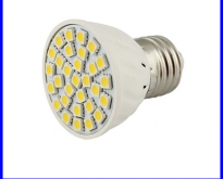 หลอดไฟLED Downlight SMD 5050 E27-30SMD 3.5W 12V แสงสีขาวอมเหลือง 3000K (อาย