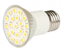 หลอดไฟ LED SMD E27 3.0W 220V สีขาวอมเหลือง เทียบเท่าหลอดฮาโลเจน 30-40W 40,0