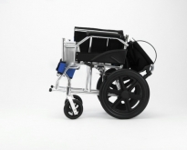  เก้าอี้รถเข็นผู้ป่วยพับได้ Wheelchair ล้อเล็ก
