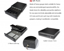 SK-425 + USB ,ลิ้นชักเก็บเงิน Maken รุ่น #SK-425 #พร้อมจัดส่ง สินค้าดีมีคุณ