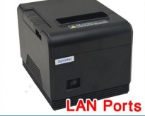 เครื่องพิมพ์ใบเสร็จ 80mm รองรับ Win7 Win8 ตัดกระดาษอัตโนมัติ LAN Ports (Eth