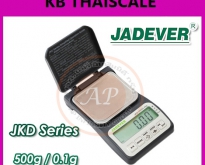 เครื่องชั่งดิจิตอลแบบพกพา พิกัด 100-500g ยี่ห้อ JADEVER รุ่น JKD ราคาประหยั