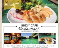 Open Now!! Brixy Café at Hotel M Chiang Mai