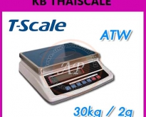 เครื่องชั่งดิจิตอลตั้งโต๊ะ  พิกัด 30g ยี่ห้อ T-SCALE รุ่น ATW