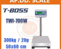 เครื่องชั่งน้ำหนัก ชั่งได้ 30-1000kg ยี่ห้อ T-BOSS รุ่น TWI-700w ราคาพิเศษ