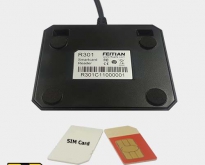 เครื่องอ่านบัตรบัตรประชาชน และ SIM Card พร้อม Soft-Landing รุ่น R301-C11-SN