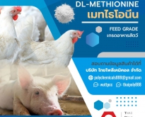 เมทไธโอนีน, Methionine, ดีแอล-เมทไธโอนีน, DL-Methionine, เกรดอาหารสัตว์, Fe
