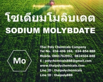 โซเดียมโมลิบเดต, Sodium Molybdate, ผงจุลธาตุโมลิบดินัม, โซเดียมโมลิบเดท, จุ
